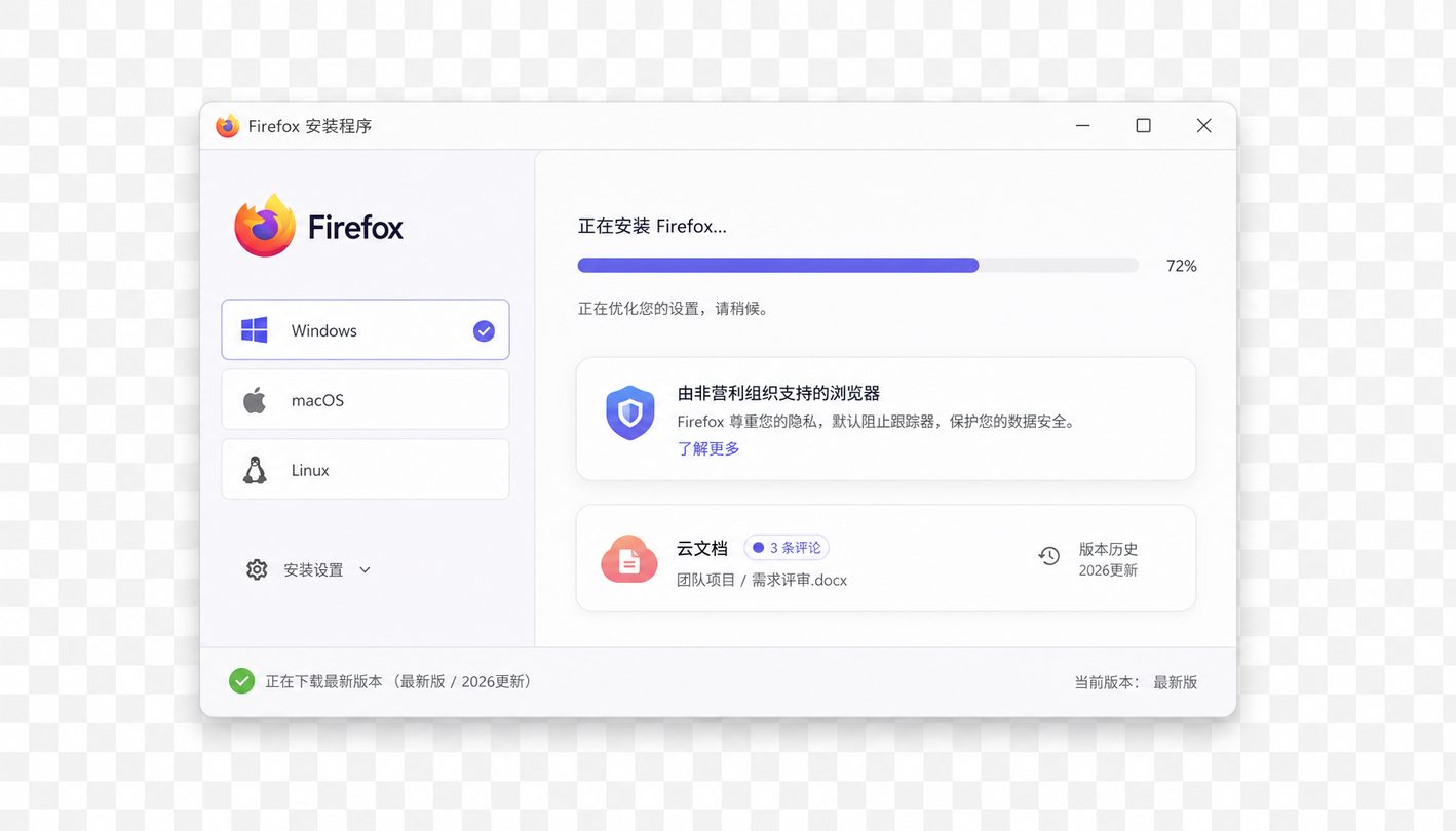 Firefox在手机和平板等多设备上的同步与获取展示
